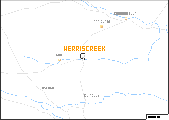 map of Werris Creek