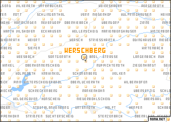 map of Werschberg