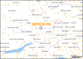 map of Werschling