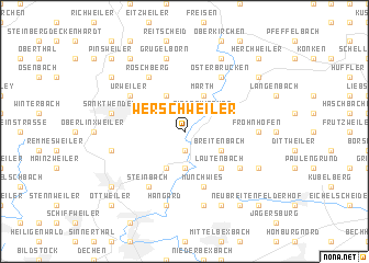 map of Werschweiler