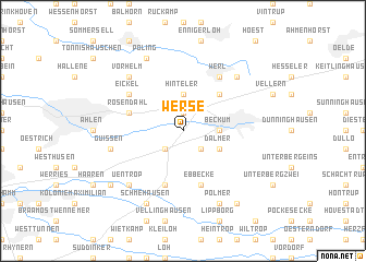 map of Werse