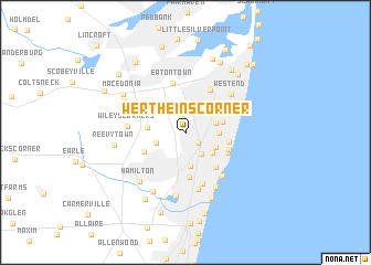 map of Wertheins Corner