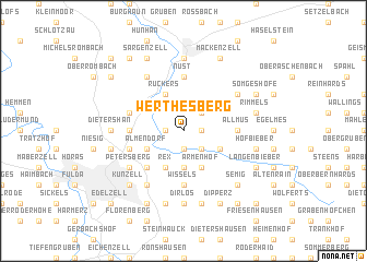 map of Werthesberg