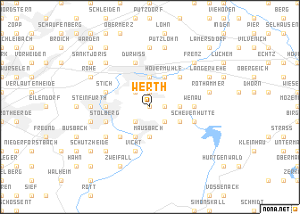 map of Werth