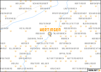 map of Wertingen