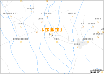 map of Weru Weru