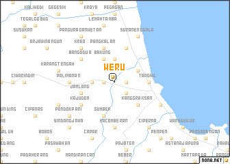 map of Weru