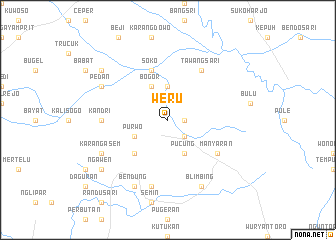 map of Weru