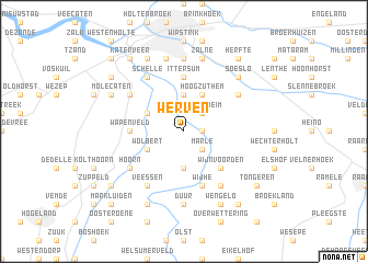 map of Werven