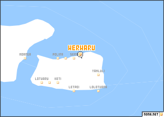 map of Werwaru