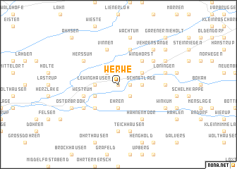 map of Werwe