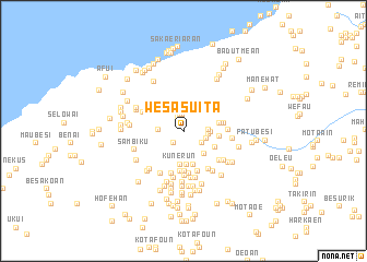 map of Wesasuit A