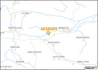 map of Wesburn