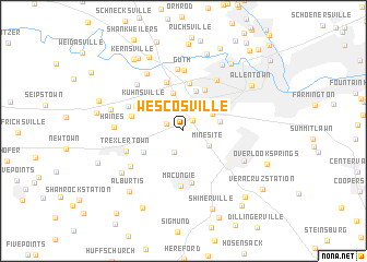 map of Wescosville