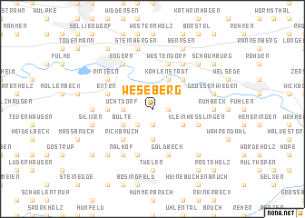 map of Weseberg