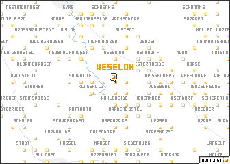 map of Weseloh