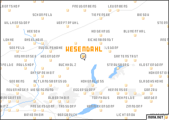 map of Wesendahl