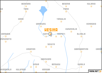 map of Wesima