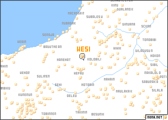 map of Wesi