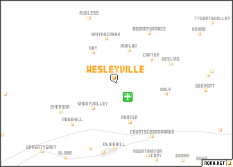 map of Wesleyville