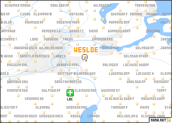 map of Wesloe