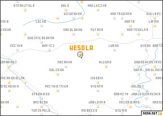 map of Wesoła