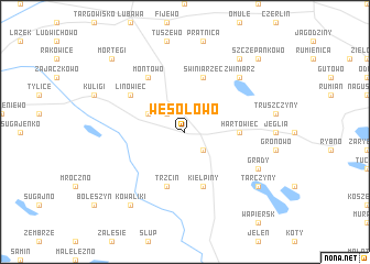 map of Wesołowo