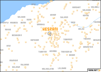 map of Wesrani