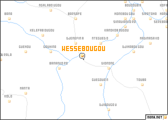 map of Wéssébougou