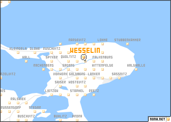 map of Wesselin