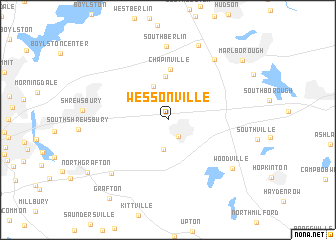 map of Wessonville