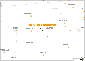 map of West Alexandria