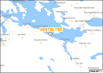 map of West Alton