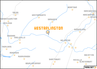 map of West Arlington