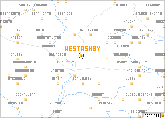 map of West Ashby