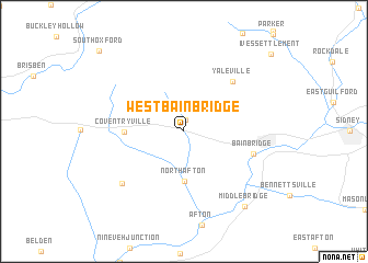 map of West Bainbridge