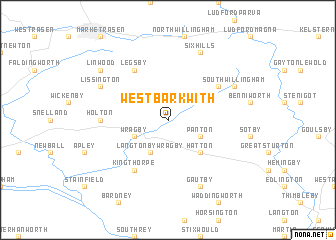 map of West Barkwith