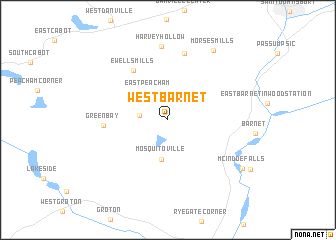 map of West Barnet