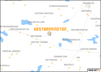 map of West Barrington