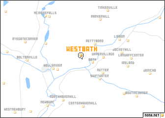 map of West Bath