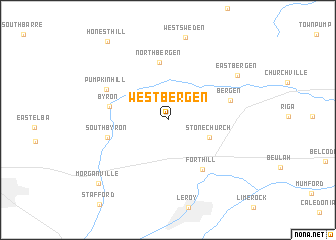 map of West Bergen