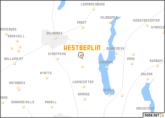 map of West Berlin