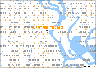 map of West Bhutardia