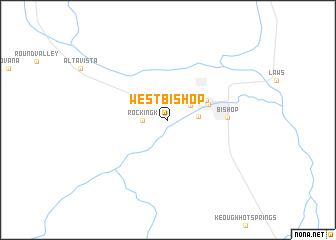 map of West Bishop