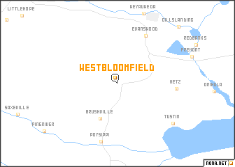 map of West Bloomfield