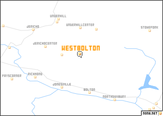 map of West Bolton
