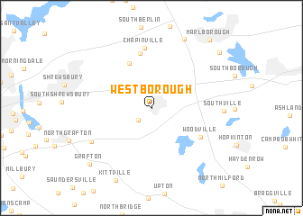 Westborough (United States - USA) map - nona.net