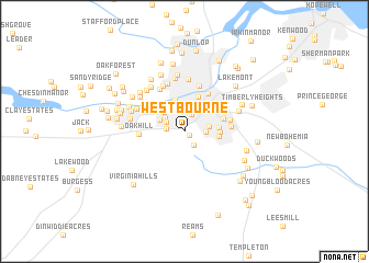 map of Westbourne
