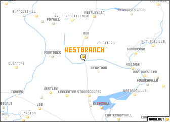 map of West Branch