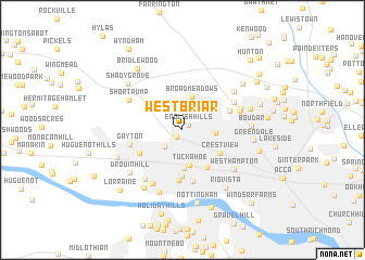 map of Westbriar